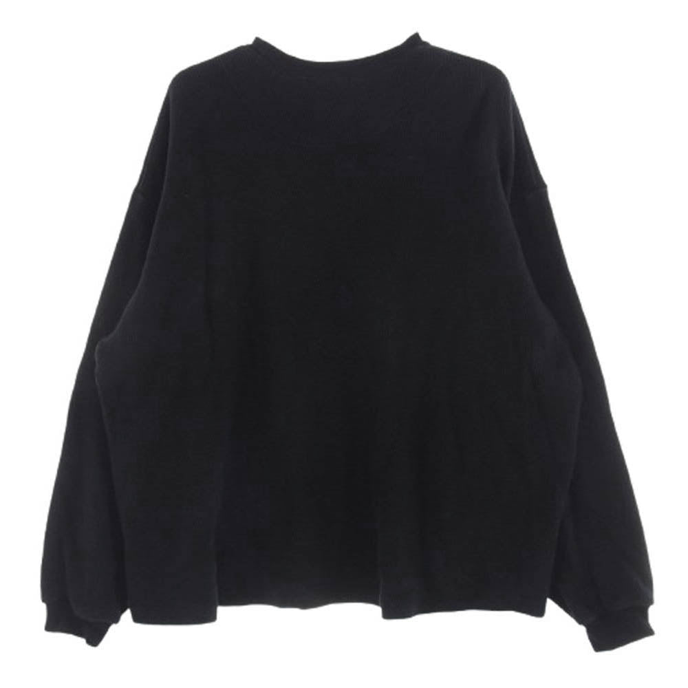 ポリプロイド Oversize Longsleeve #C オーバーサイズ ロング スリーブ スウェット ブラック系 2【中古】
