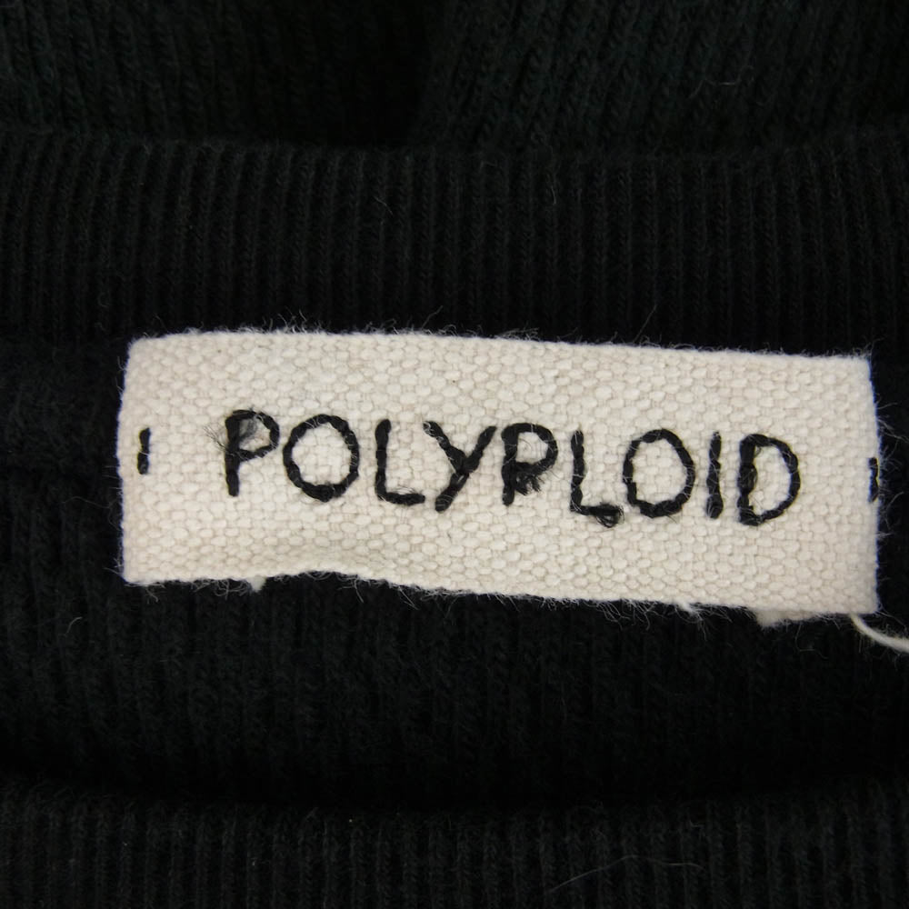 ポリプロイド Oversize Longsleeve #C オーバーサイズ ロング スリーブ スウェット ブラック系 2【中古】