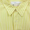 GRAPHPAPER グラフペーパー 24SS GM242-50004 SIDOGRAS S/S Oversized Regular Collar Shirt シドグラス 半袖 シャツ イエロー系 1【中古】