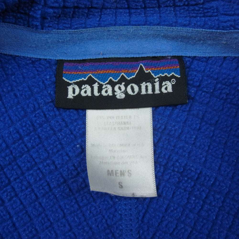 patagonia パタゴニア 40107 R1 プルオーバー ハーフジップ フリース ジャケット ブルー系 S【中古】