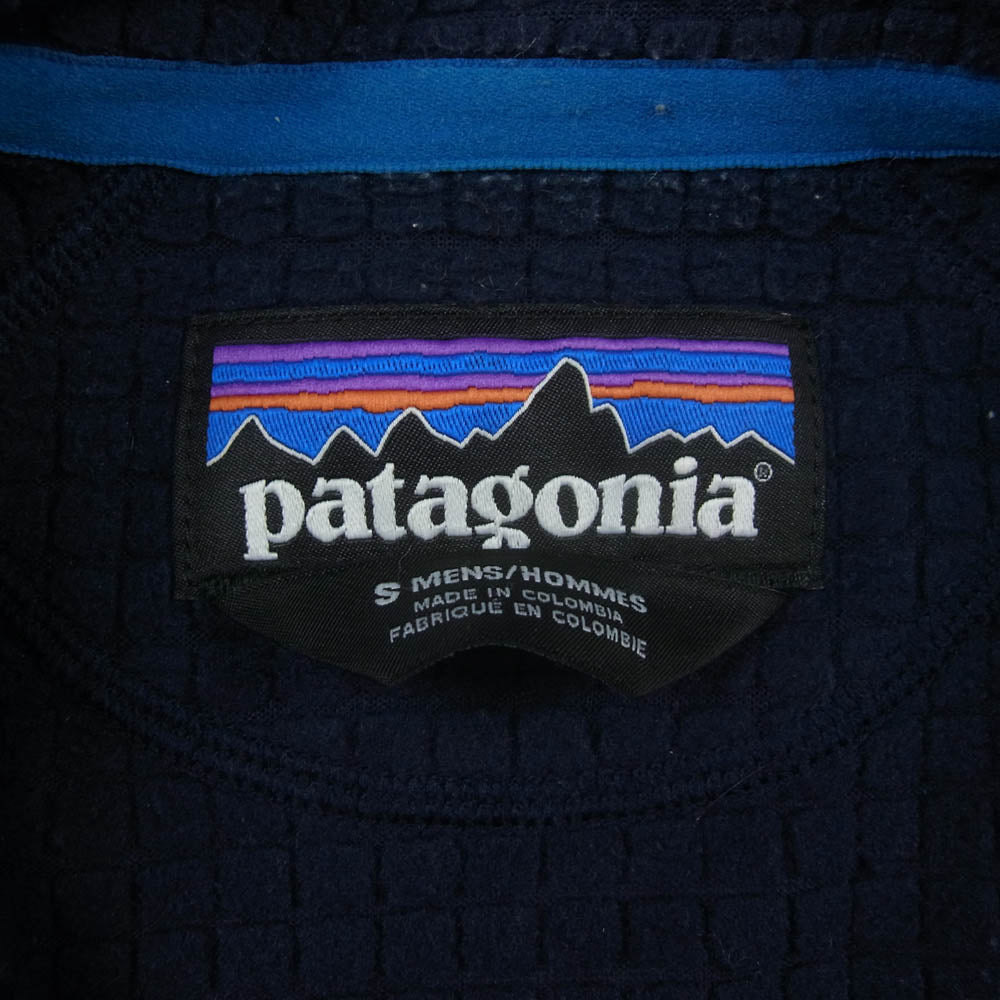 patagonia パタゴニア 40109 R1 プルオーバー ハーフジップ ジャケット ネイビー系 S【中古】