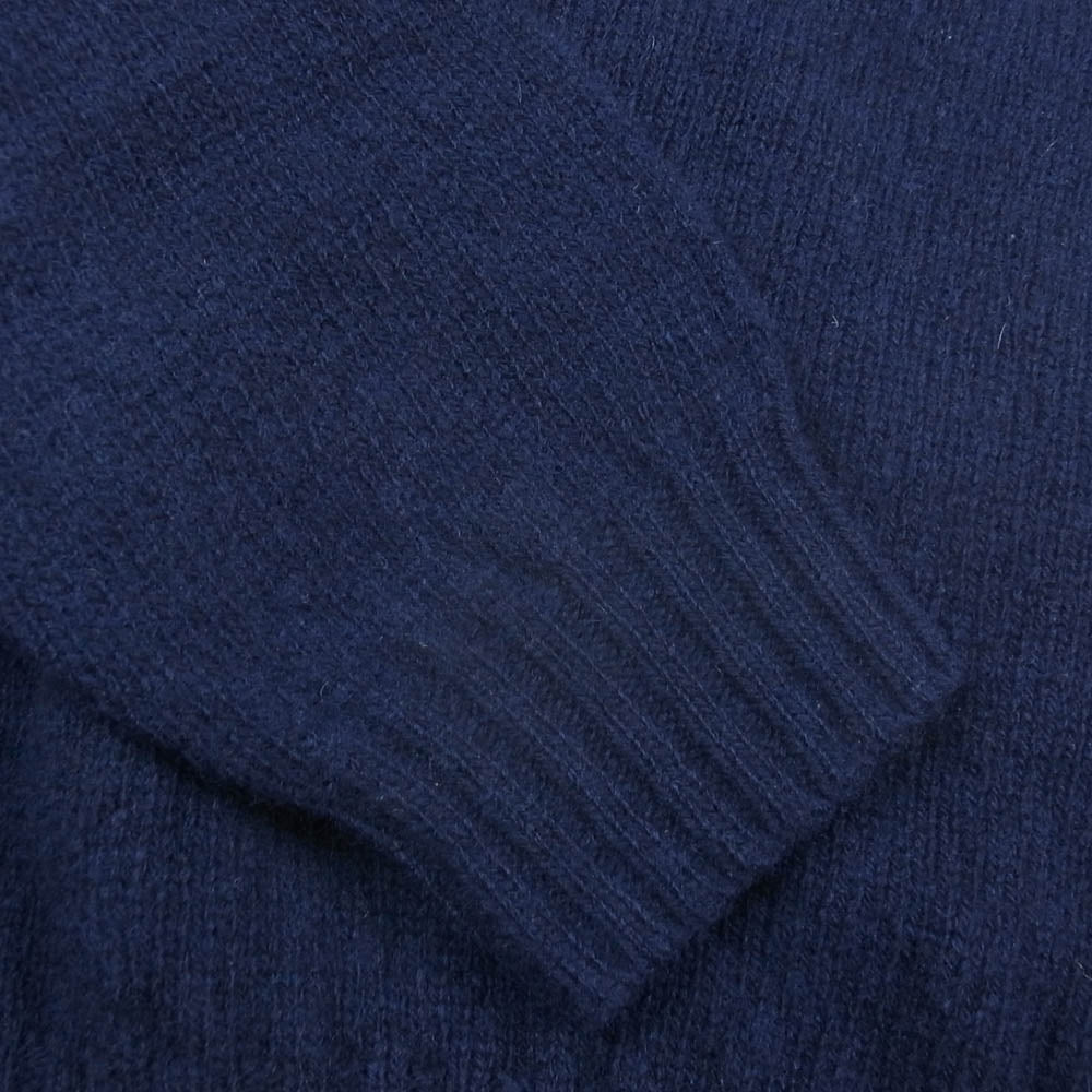 INVERALLAN インバーアラン 長袖 ニット ウール セーター ネイビー系 40【中古】