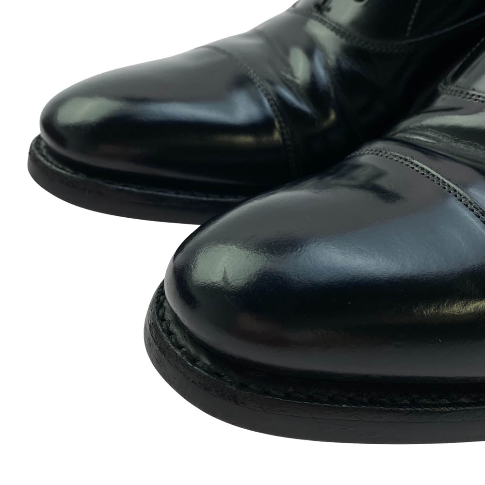 CHURCH'S チャーチ HONG KONG ホンコン ストレートチップ レザー ドレス シューズ ブラック系 65F【中古】