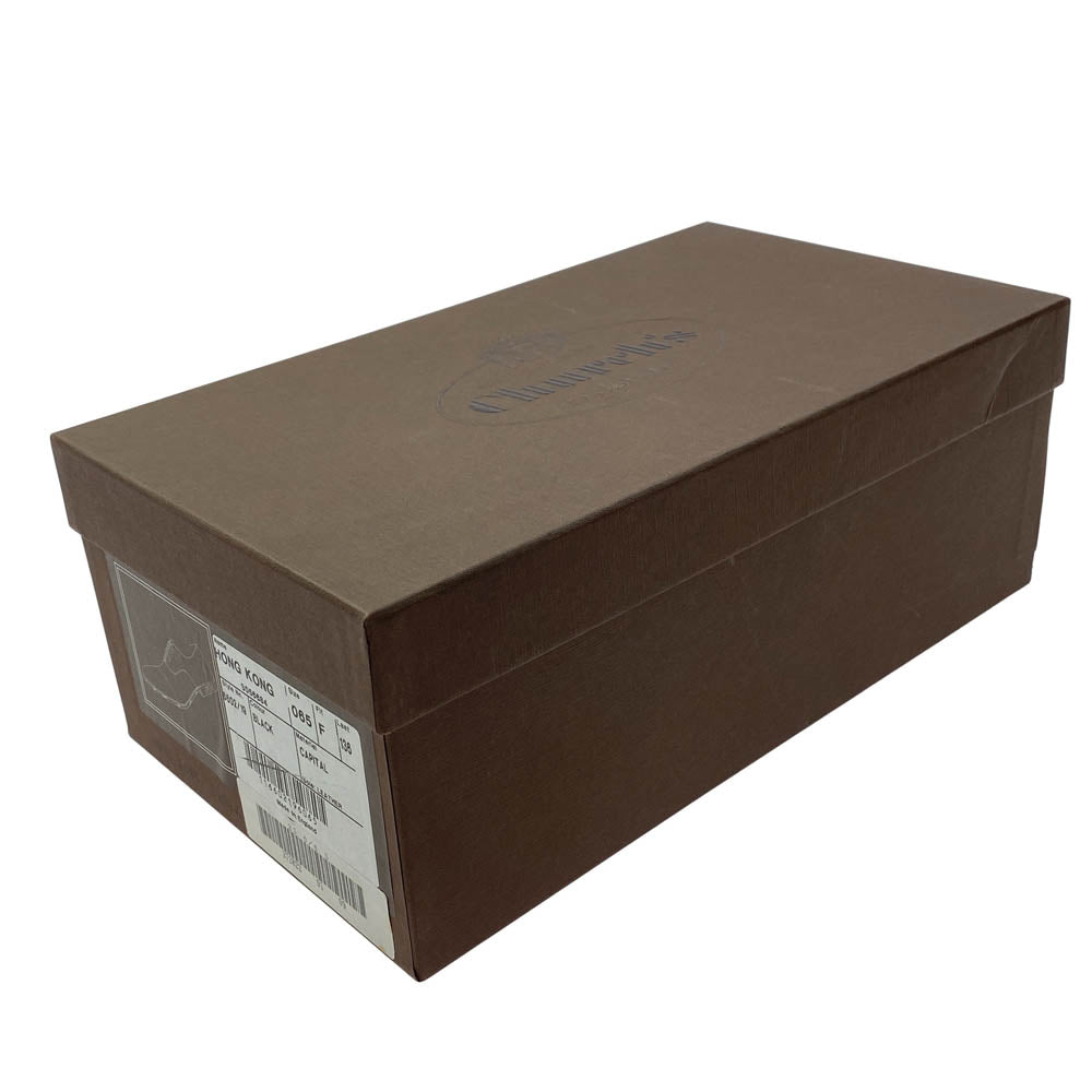 CHURCH'S チャーチ HONG KONG ホンコン ストレートチップ レザー ドレス シューズ ブラック系 65F【中古】
