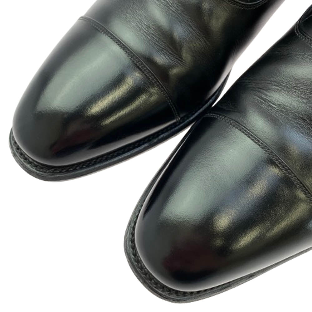 SCOTCH GRAIN スコッチグレイン 916 ODESSA オデッサ ストレートチップ レザー ドレス シューズ ブラック系 25【中古】