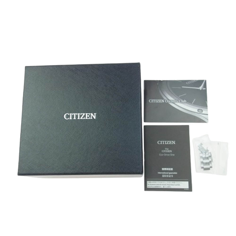 CITIZEN シチズン AQ4080-52L ザ・シチズン エコドライブ ウォッチ 腕時計 シルバー系 ブルー系【中古】