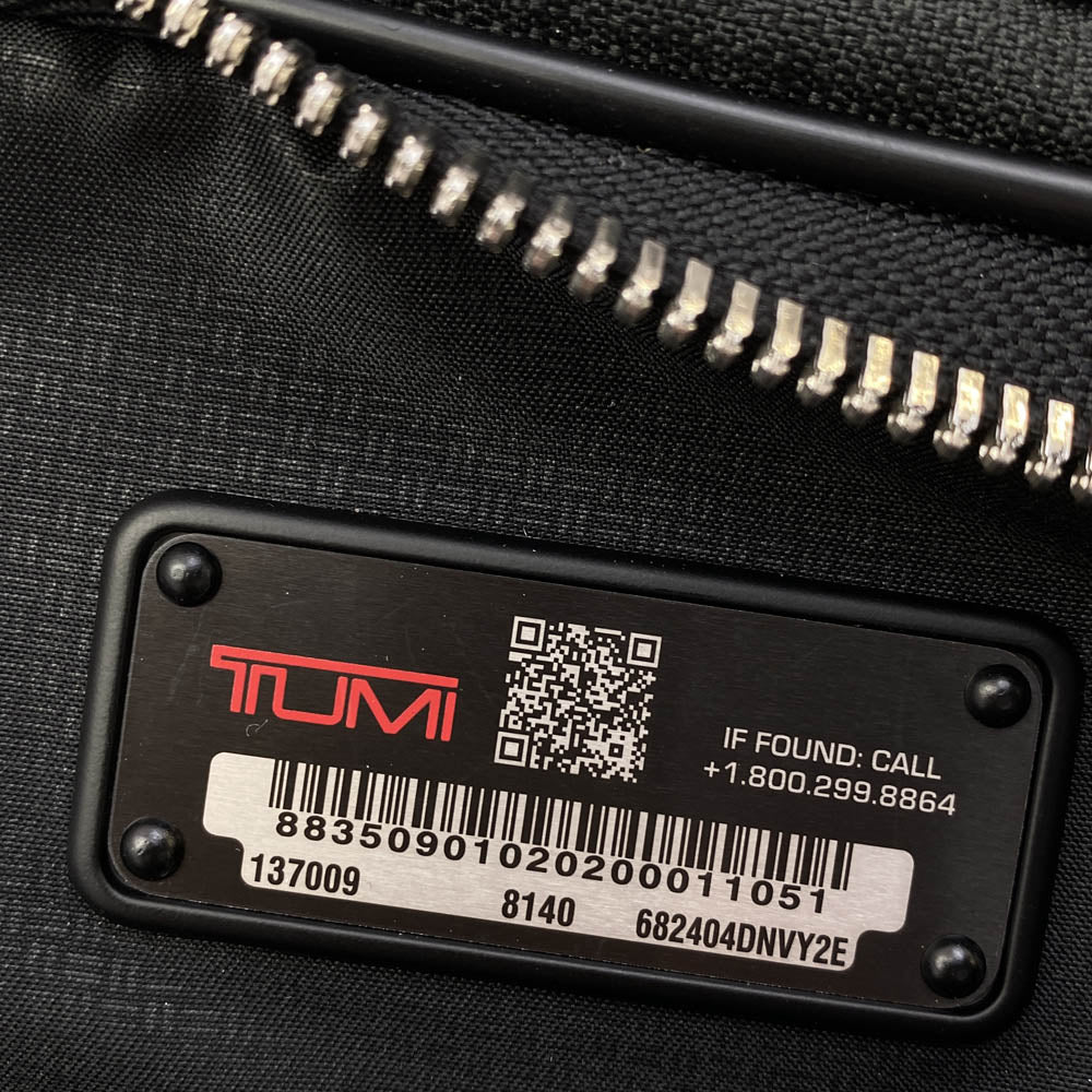 TUMI トゥミ 682404DNVY2E Jarvis スリム バッグパック リュック ビジネスバック ブラック系【中古】