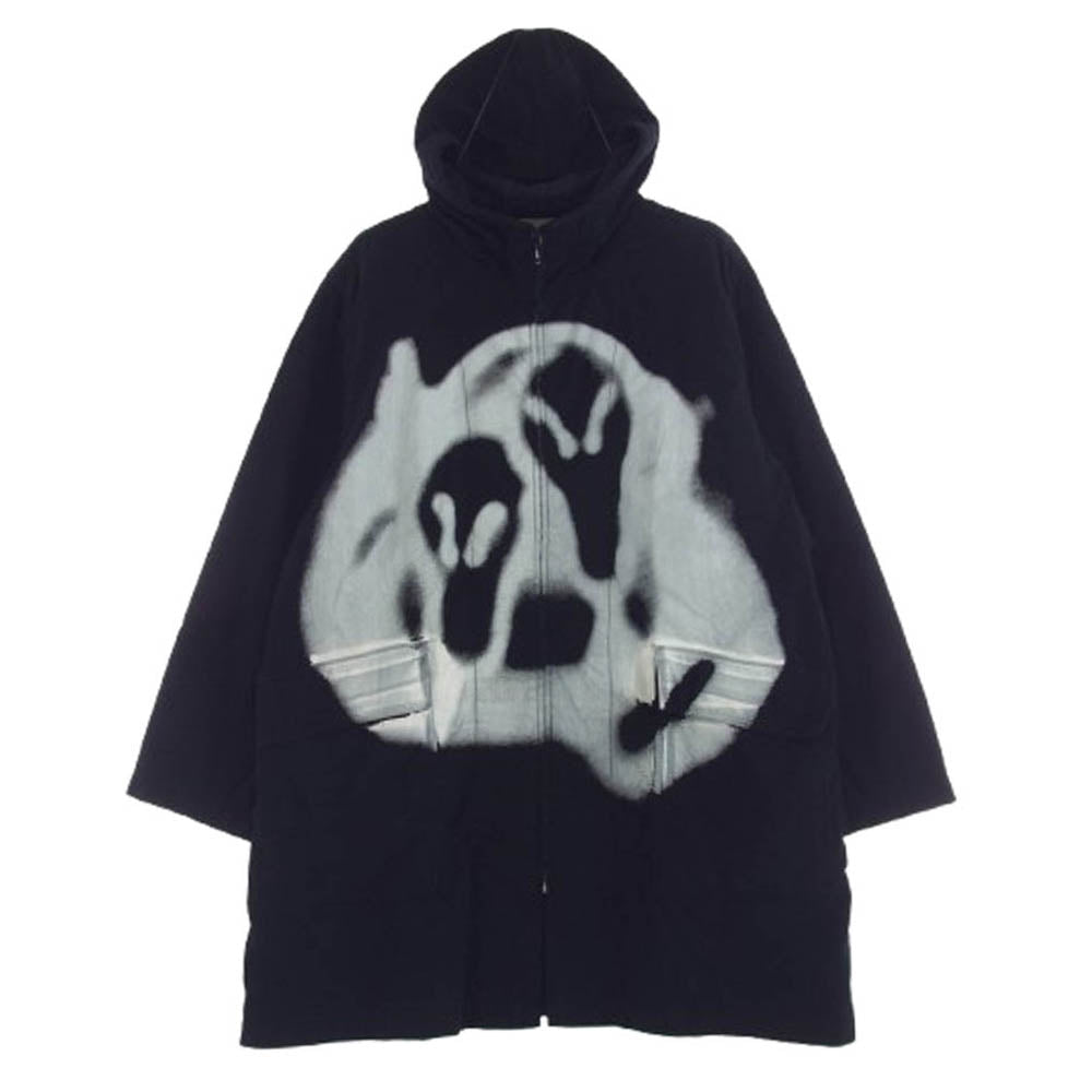 Supreme シュプリーム 20AW Yohji Yamamoto ヨウジヤマモト M-51 フロント ジップ パーカー ロング コート ブラック系 L【中古】
