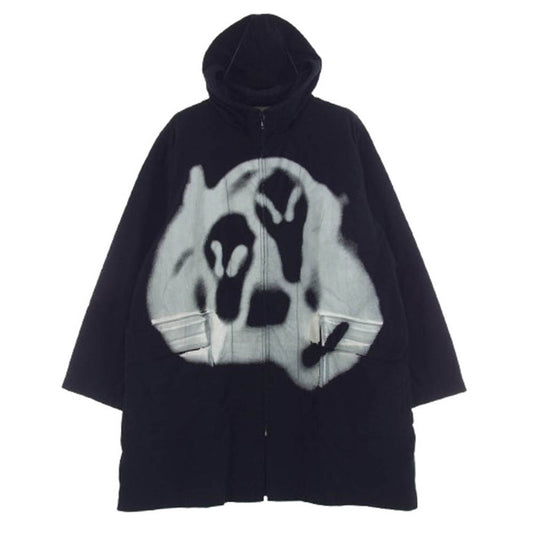 Supreme シュプリーム 20AW Yohji Yamamoto ヨウジヤマモト M-51 フロント ジップ パーカー ロング コート ブラック系 L【中古】