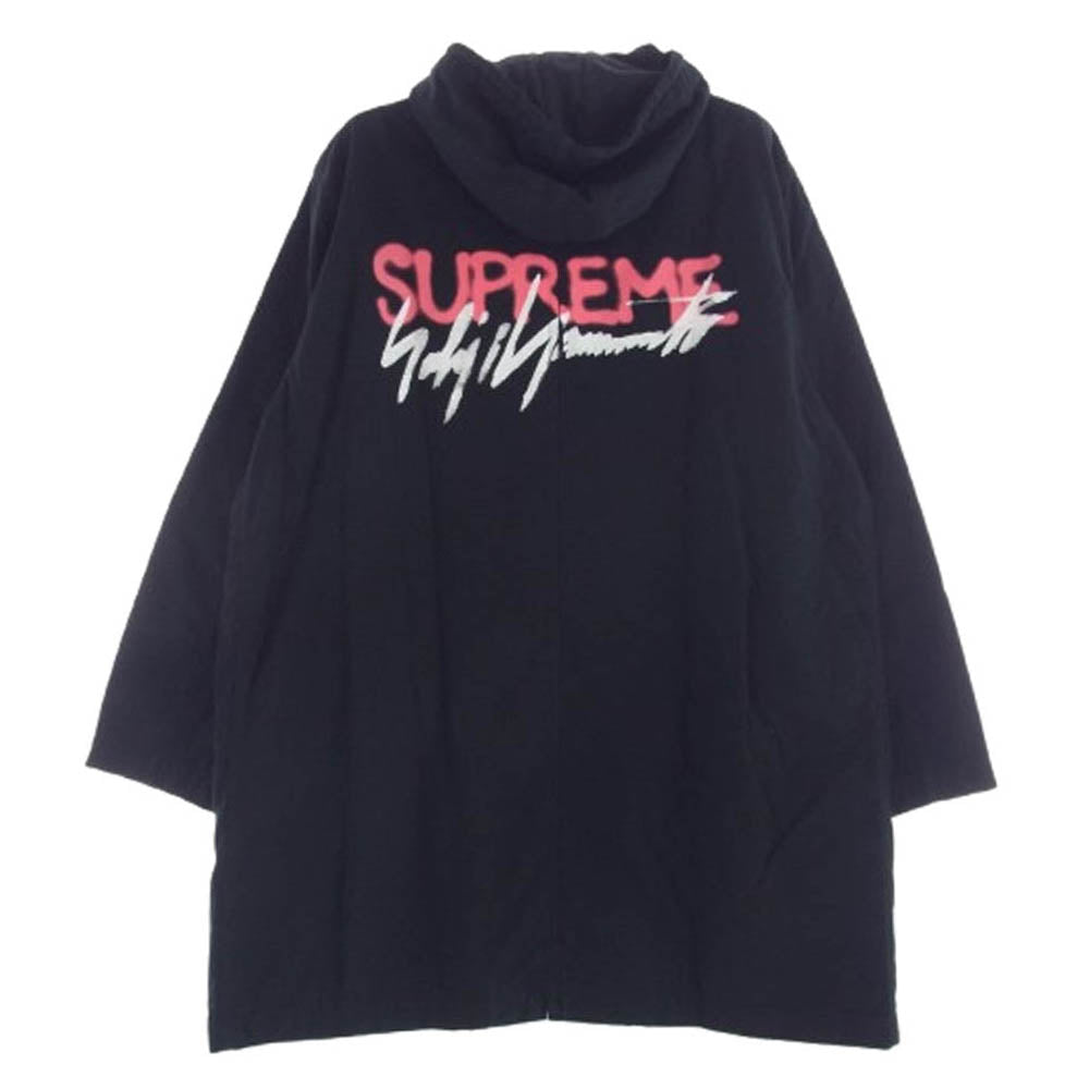 Supreme シュプリーム 20AW Yohji Yamamoto ヨウジヤマモト M-51 フロント ジップ パーカー ロング コート ブラック系 L【中古】