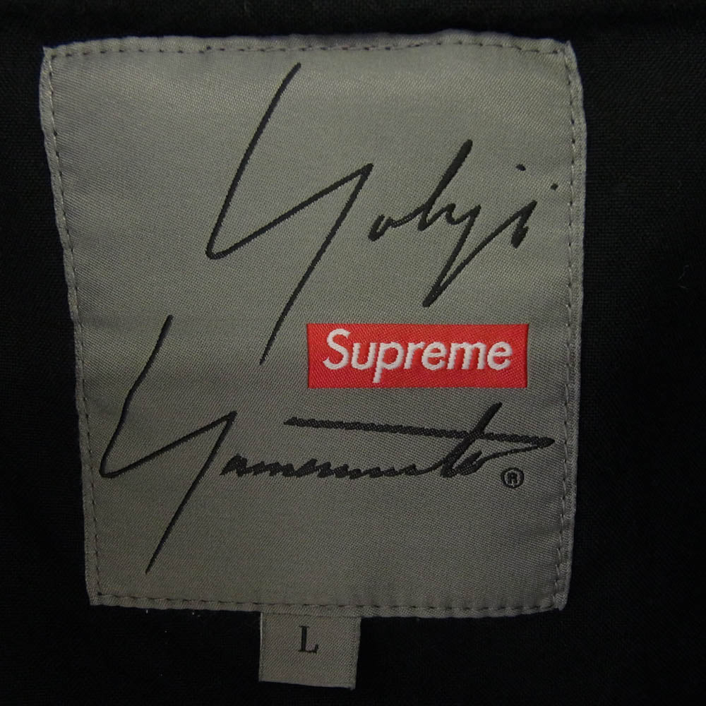 Supreme シュプリーム 20AW Yohji Yamamoto ヨウジヤマモト M-51 フロント ジップ パーカー ロング コート ブラック系 L【中古】