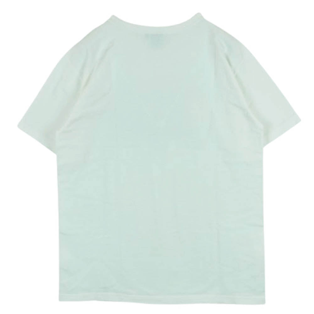 STUDIO D’ARTISAN ステュディオダルチザン フロント プリント 半袖 Tシャツ コットン 日本製 ホワイト系 L【中古】