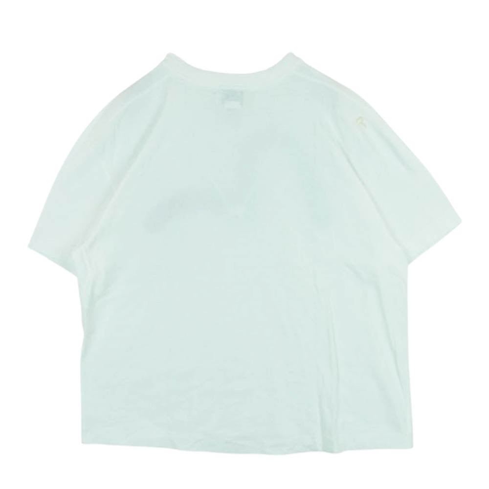 EVISU エヴィス フロント カモメ プリント 半袖 Tシャツ コットン 日本製 ホワイト系 44【中古】