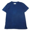 MAISON MARGIELA メゾンマルジェラ S50GC0457 四つタグ コットンクルーネック 半袖 Tシャツ インディゴブルー系 L【中古】