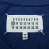 MAISON MARGIELA メゾンマルジェラ S50GC0457 四つタグ コットンクルーネック 半袖 Tシャツ インディゴブルー系 L【中古】