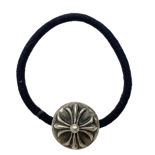 CHROME HEARTS クロムハーツ（原本無） HAIRBAND クロスボールボタンヘアゴム シルバーコンチョ シルバー系【中古】