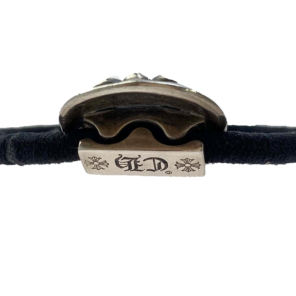 CHROME HEARTS クロムハーツ（原本無） HAIRBAND クロスボールボタンヘアゴム シルバーコンチョ シルバー系【中古】