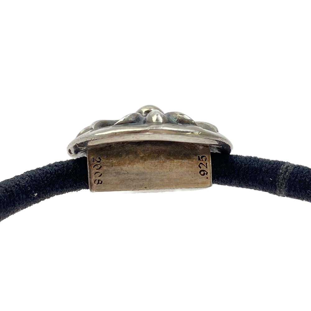 CHROME HEARTS クロムハーツ（原本無） HAIRBAND クロスボールボタンヘアゴム シルバーコンチョ シルバー系【中古】