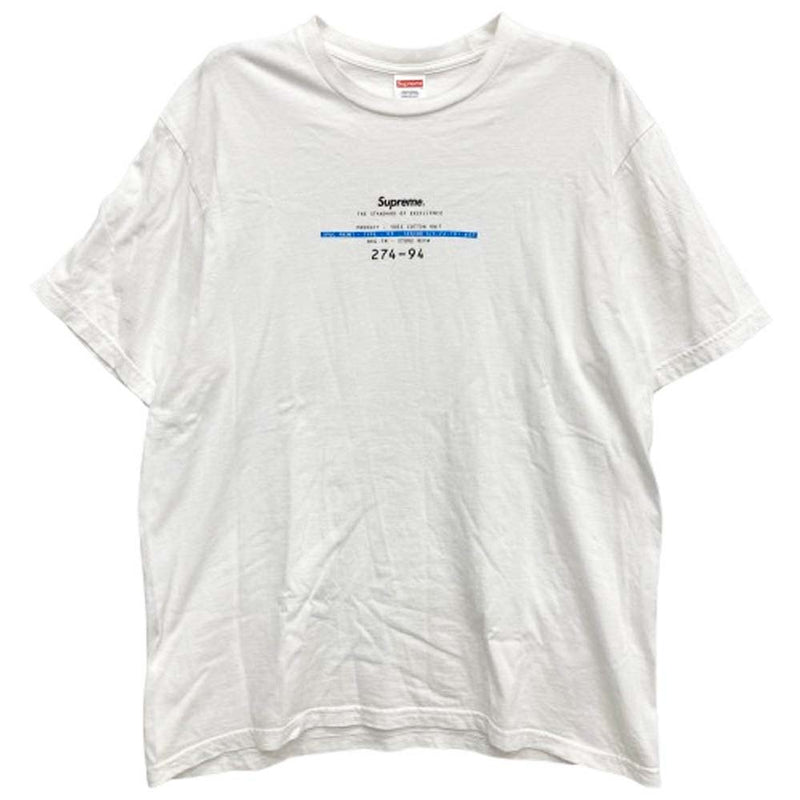 Supreme シュプリーム 24SS Standard Tee スタンダード Tシャツ 半袖 ホワイト ホワイト系 L【中古】