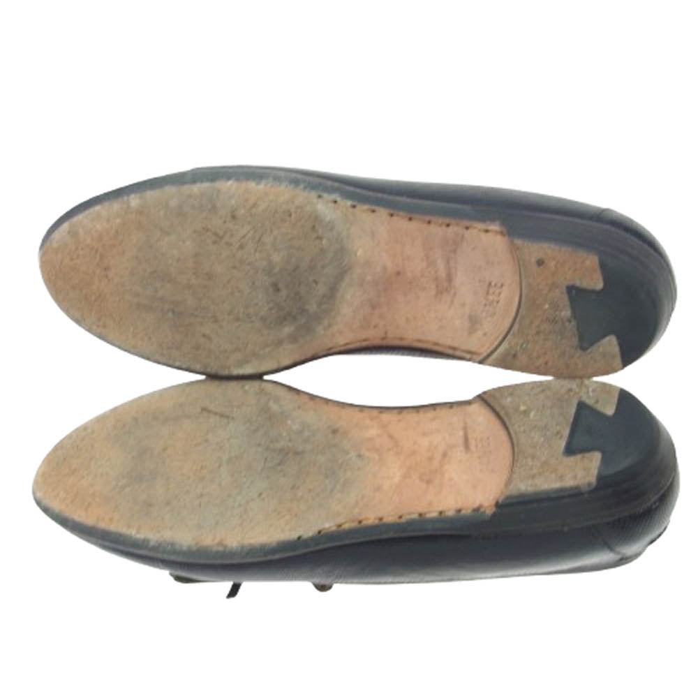 REGAL リーガル タッセル ローファー シューズ ブラック系 24.5EE【中古】