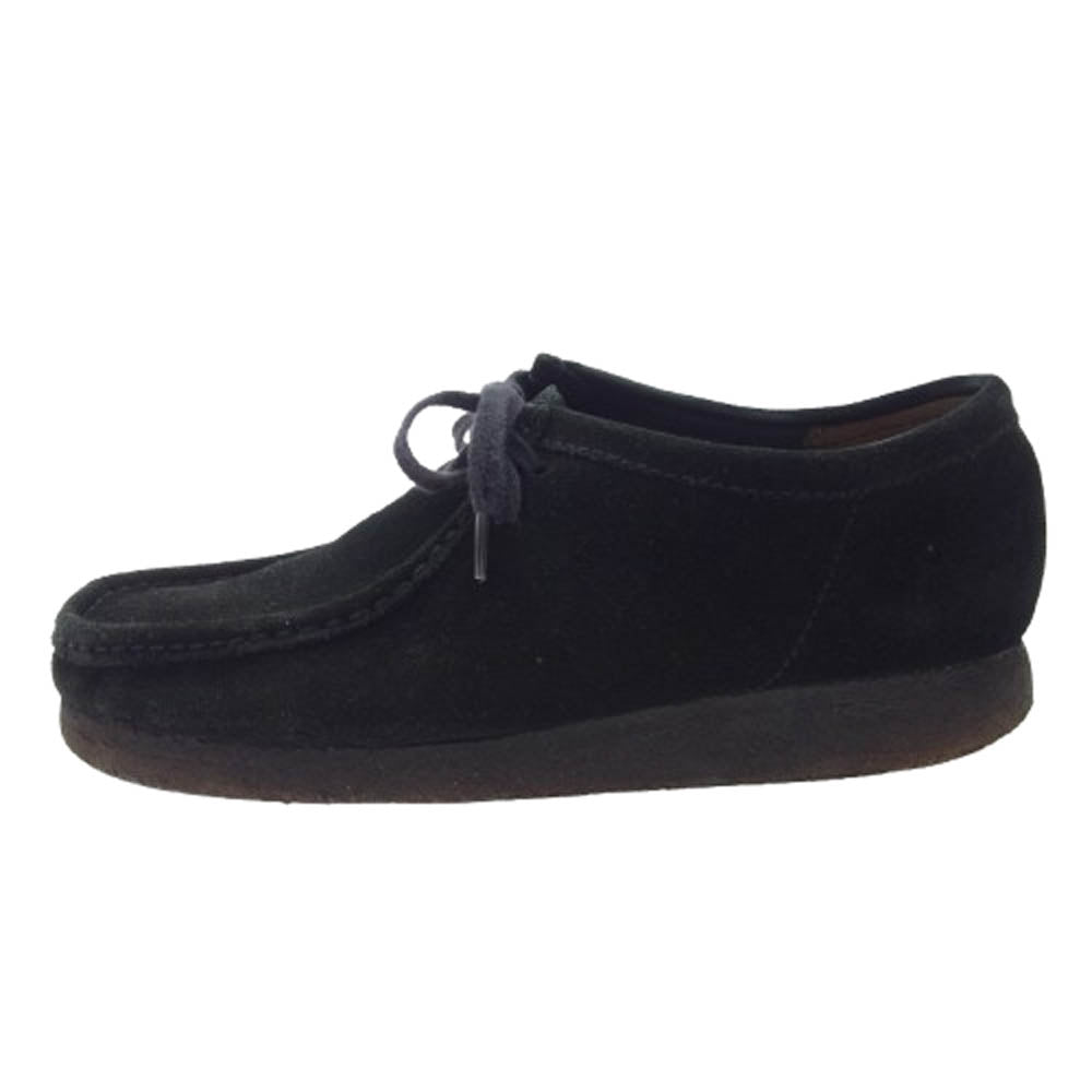 Clarks クラークス 26103948 WALLABEE ワラビー スエード シューズ ブラック系 UK7【中古】