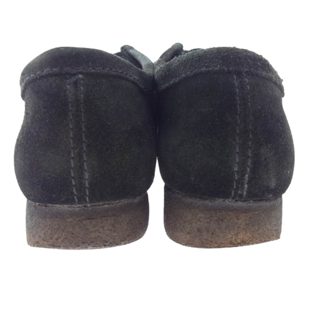 Clarks クラークス 26103948 WALLABEE ワラビー スエード シューズ ブラック系 UK7【中古】