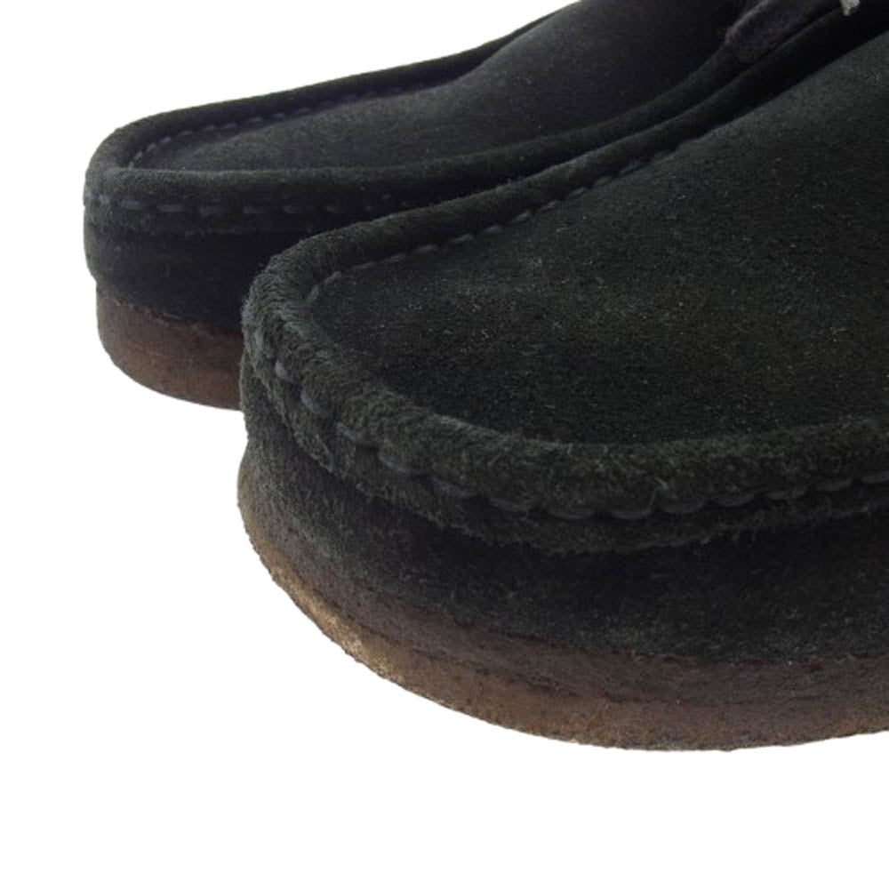 Clarks クラークス 26103948 WALLABEE ワラビー スエード シューズ ブラック系 UK7【中古】