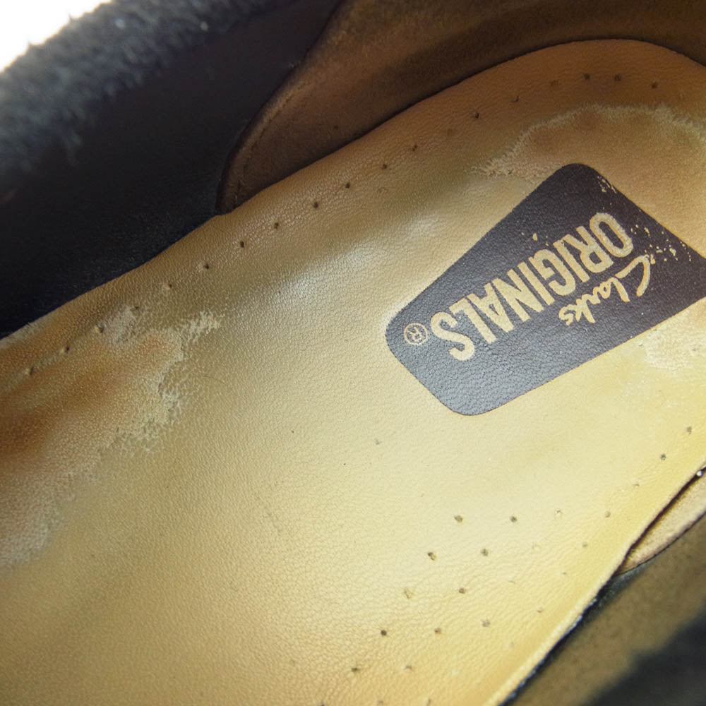 Clarks クラークス 26103948 WALLABEE ワラビー スエード シューズ ブラック系 UK7【中古】