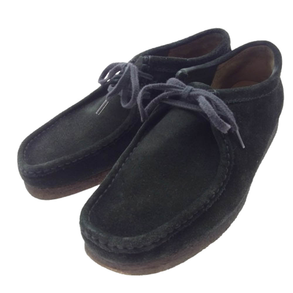 Clarks クラークス 26103948 WALLABEE ワラビー スエード シューズ ブラック系 UK7【中古】