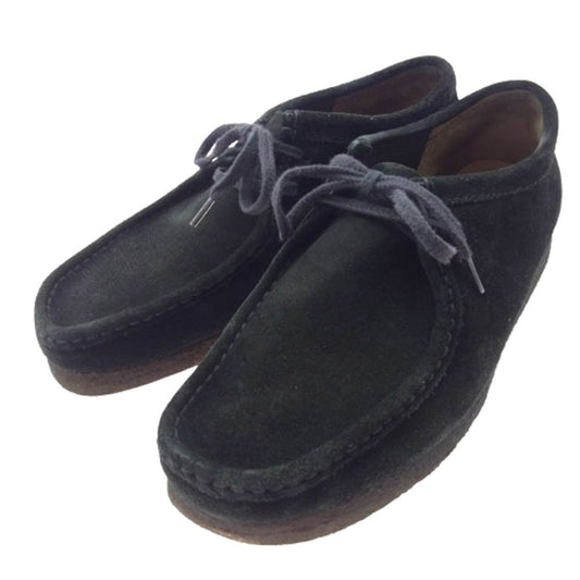 Clarks クラークス 26103948 WALLABEE ワラビー スエード シューズ ブラック系 UK7【中古】