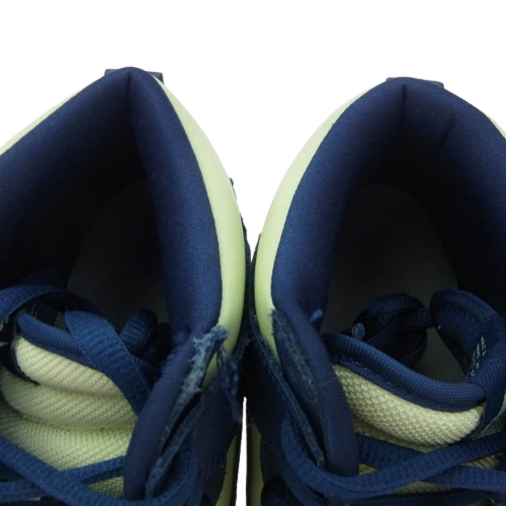 NIKE ナイキ DQ7575-300 Dunk High Pistachio and Midnight Navy ダンク ハイ ピスタチオ アンド ミッドナイトネイビー ハイカット スニーカー マルチカラー系 28cm【中古】