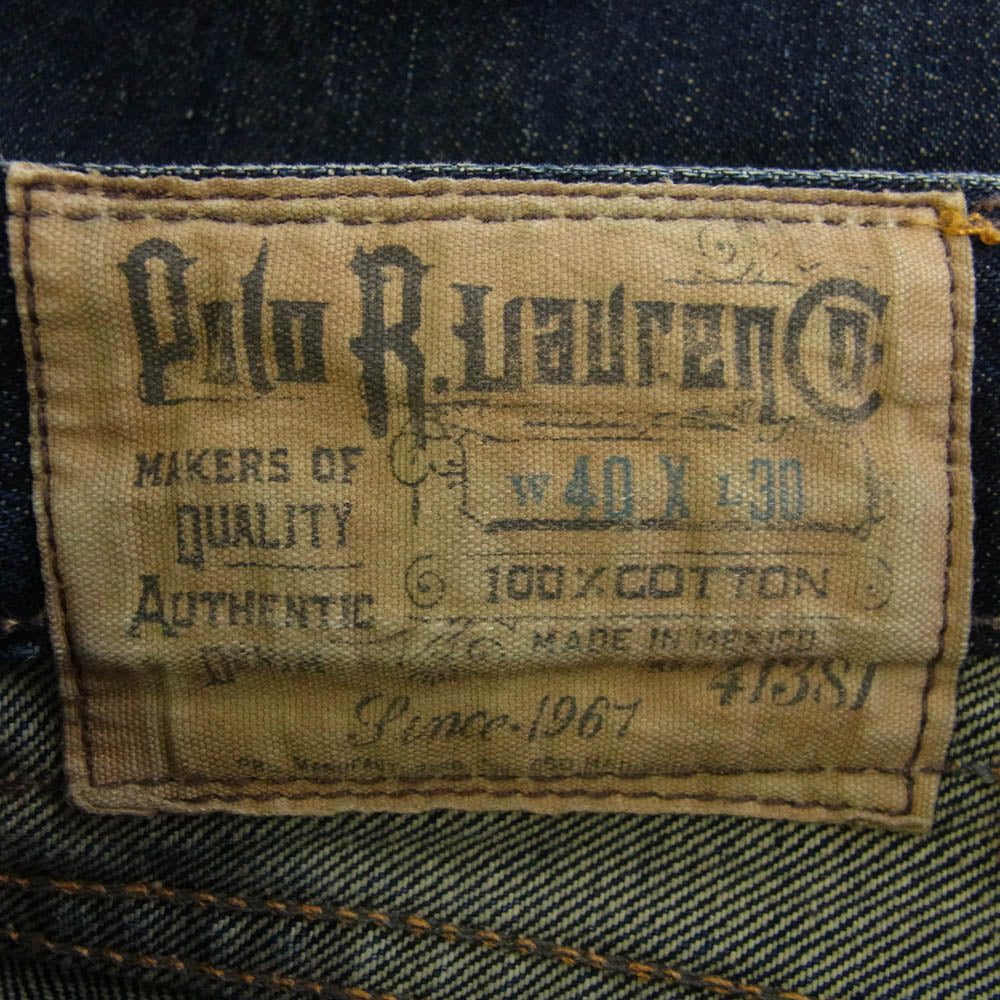RALPH LAUREN ラルフローレン PRL SUPERIOR QUALITY デニム パンツ インディゴブルー系 W40【中古】
