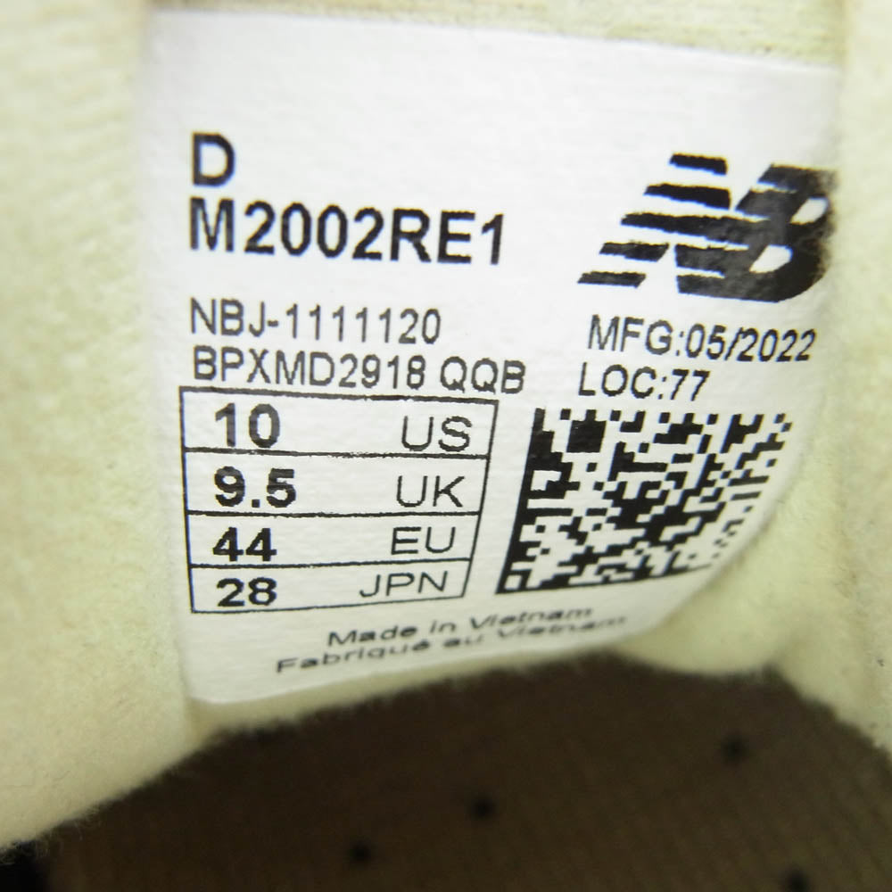 AURALEE オーラリー M2002RE1 New Balance 2002R Yellow Beige ニューバランス イエロー ベージュ ベージュ系 28cm【中古】