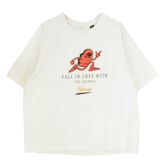 NANGA ナンガ ECO HYBRID REVE TEE エコハイブリッド レーヴティー 半袖 Tシャツ ホワイト系 F【中古】