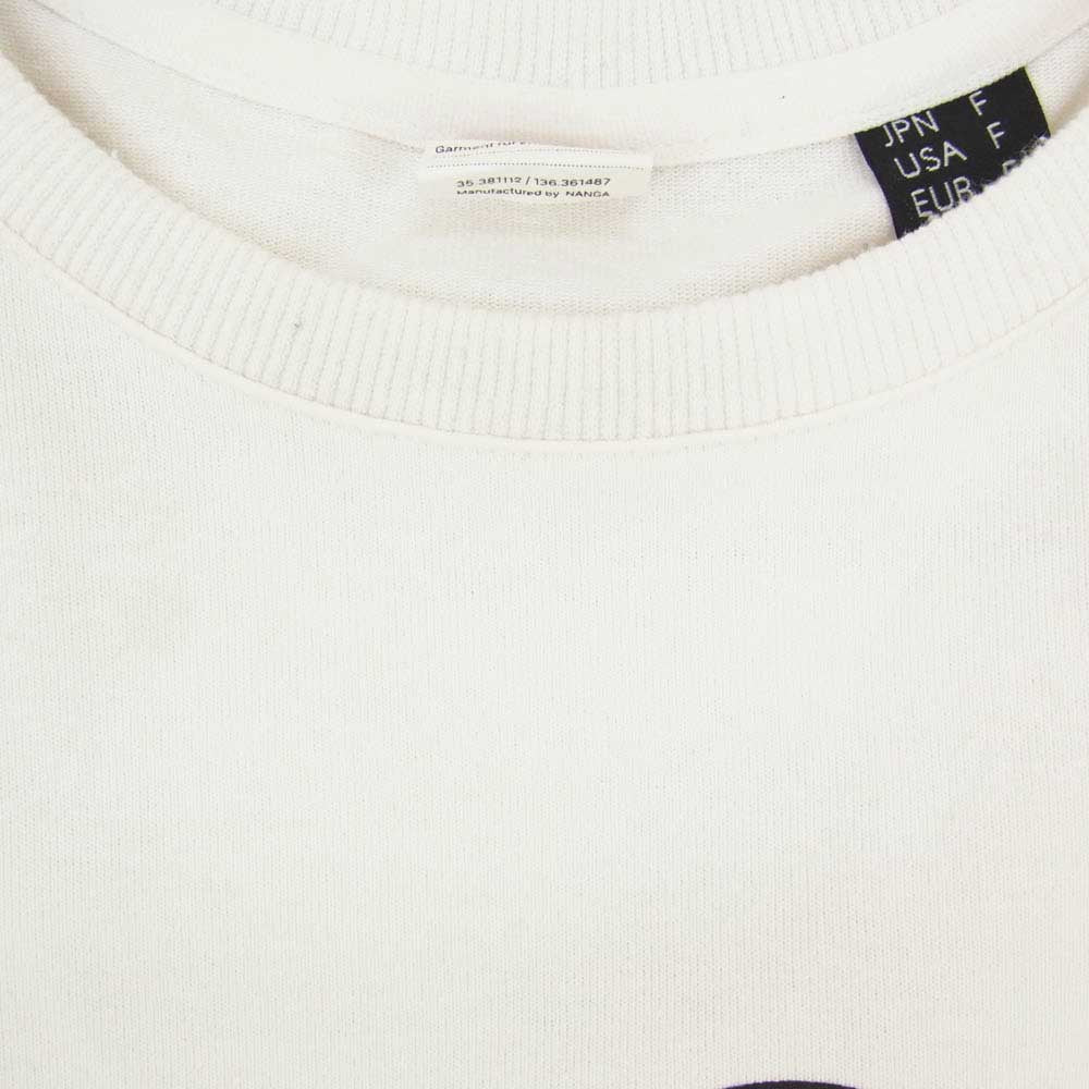 NANGA ナンガ ECO HYBRID REVE TEE エコハイブリッド レーヴティー 半袖 Tシャツ ホワイト系 F【中古】