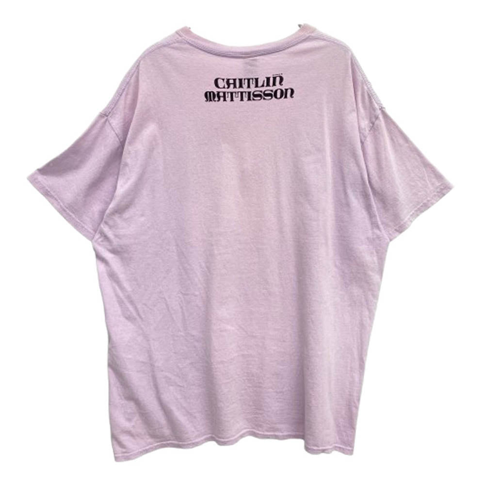 レイドバックテイラー LBT-CM001 ART WORK TEE CAITLIN MATTISSON S/S TEE GILDAN 仕様 アートワーク 半袖 プリント Tシャツ パープル系 XL【中古】