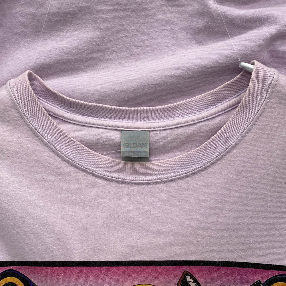 レイドバックテイラー LBT-CM001 ART WORK TEE CAITLIN MATTISSON S/S TEE GILDAN 仕様 アートワーク 半袖 プリント Tシャツ パープル系 XL【中古】