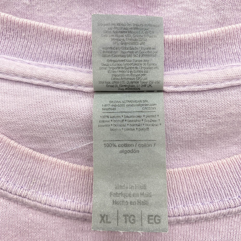 レイドバックテイラー LBT-CM001 ART WORK TEE CAITLIN MATTISSON S/S TEE GILDAN 仕様 アートワーク 半袖 プリント Tシャツ パープル系 XL【中古】