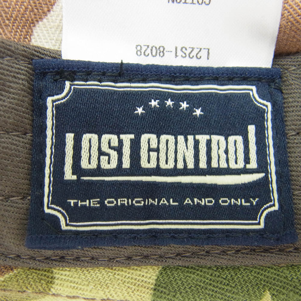 LOST CONTROL ロストコントロール L22S1-8028 M37 Army Hat ハンターカモ ミリタリー アーミー ハット M-37 カーキ系【中古】