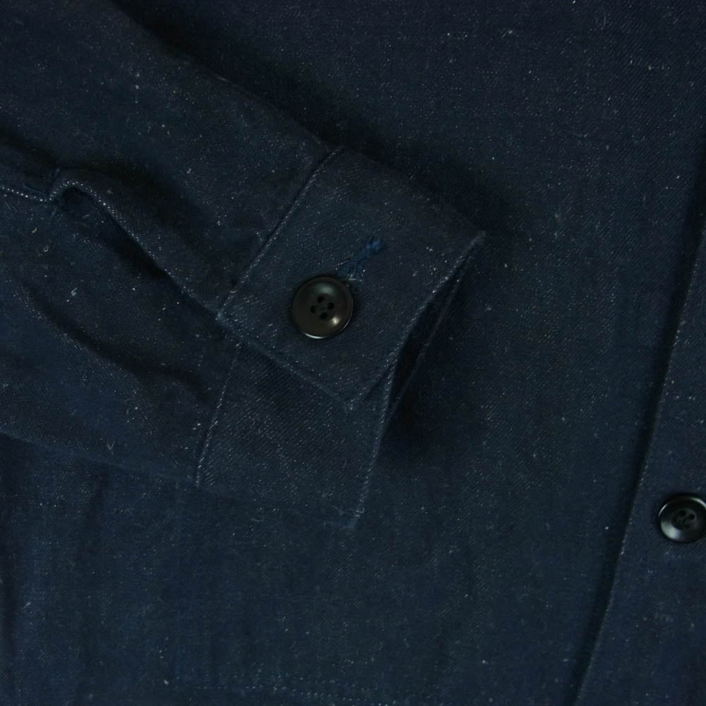 ADDICT CLOTHES アディクトクローズ ACVM リネン混 コットン デニム フレンチ カバーオール ジャケット インディゴブルー系 44【中古】