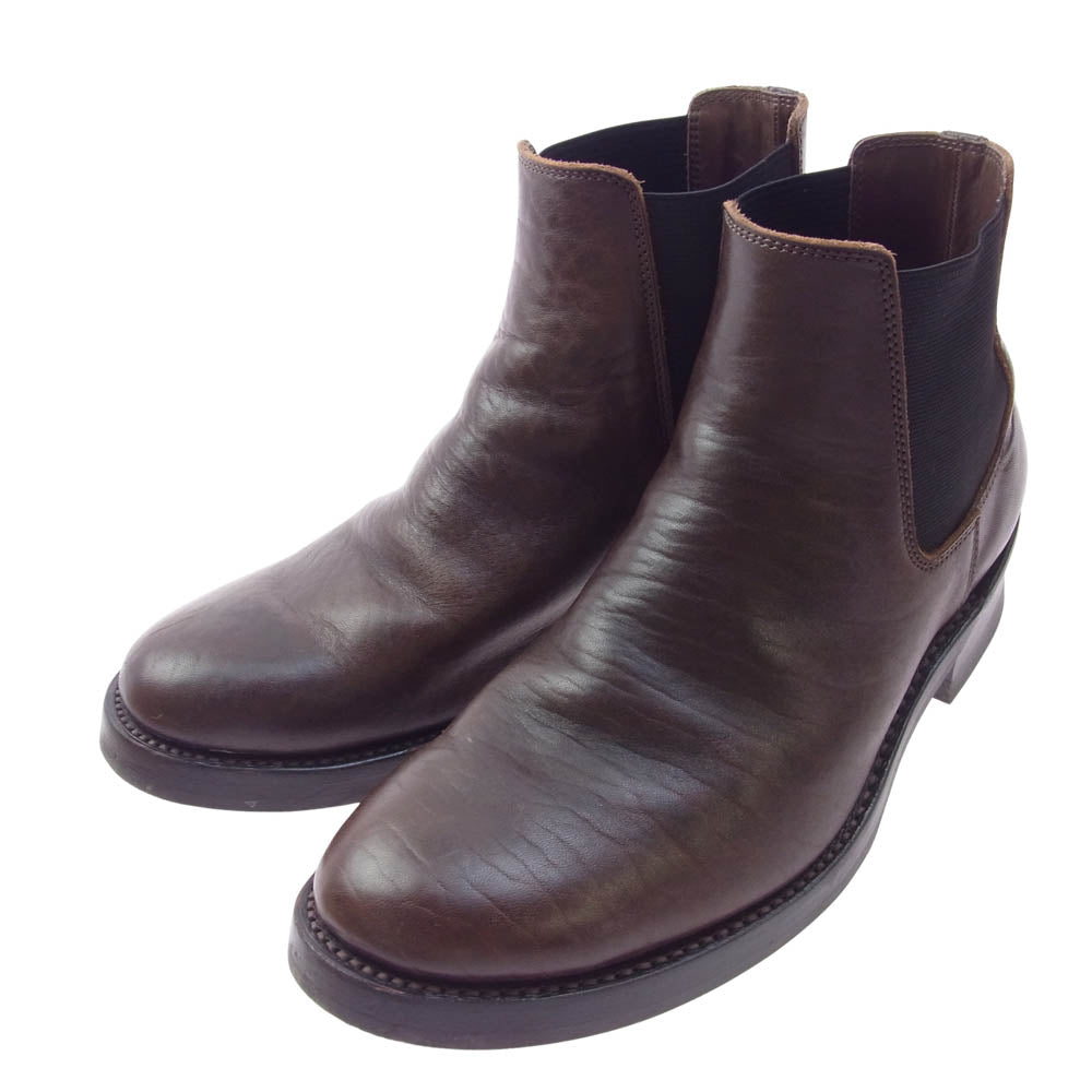 ADDICT CLOTHES アディクトクローズ AB-03H-ST HORSEHIDE CHELSEA BOOTS HORSE BROWN ホースハイド チェルシー ブーツ サイドゴア ブラウン系 10【中古】