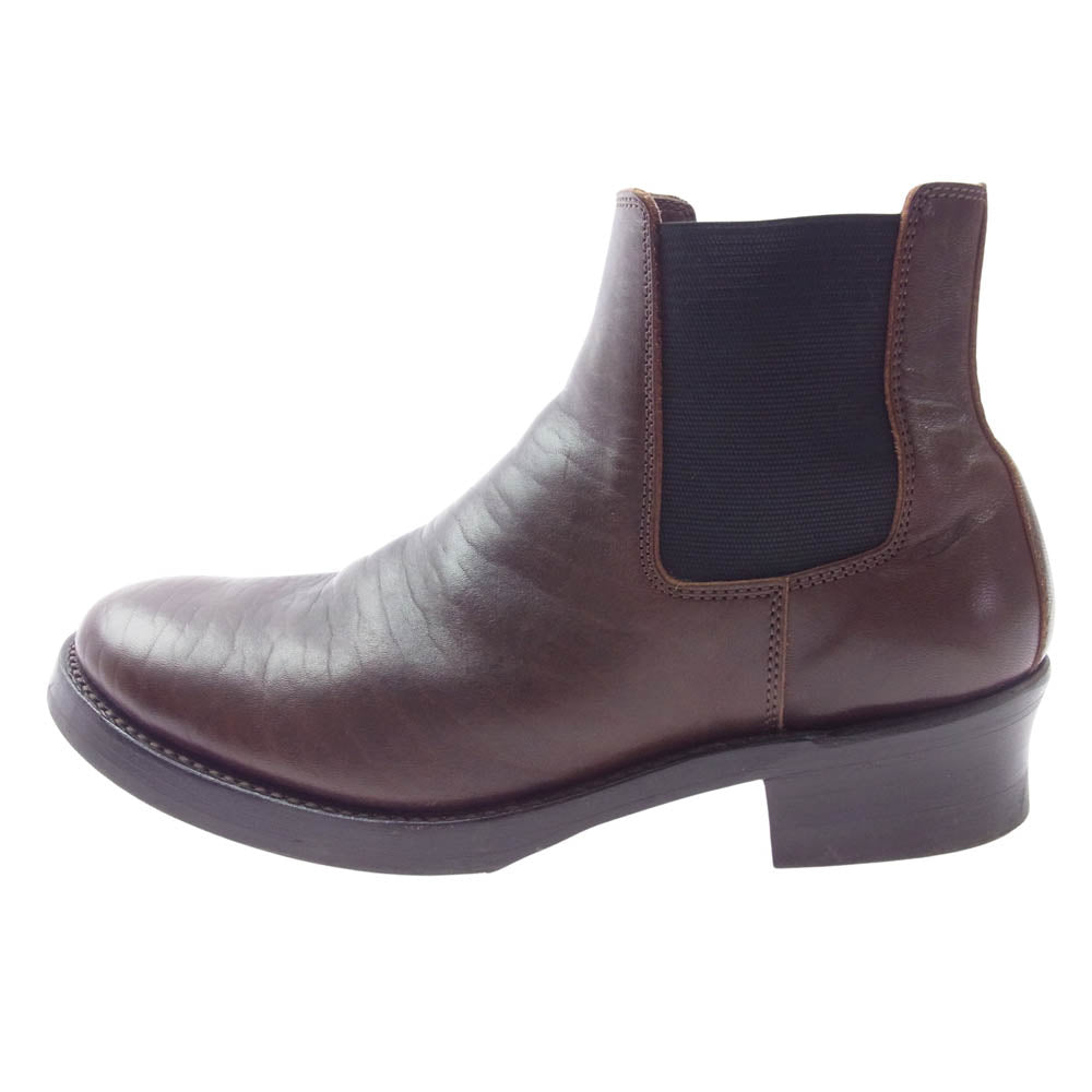 ADDICT CLOTHES アディクトクローズ AB-03H-ST HORSEHIDE CHELSEA BOOTS HORSE BROWN ホースハイド チェルシー ブーツ サイドゴア ブラウン系 10【中古】