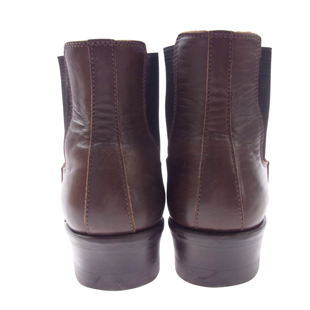 ADDICT CLOTHES アディクトクローズ AB-03H-ST HORSEHIDE CHELSEA BOOTS HORSE BROWN ホースハイド チェルシー ブーツ サイドゴア ブラウン系 10【中古】