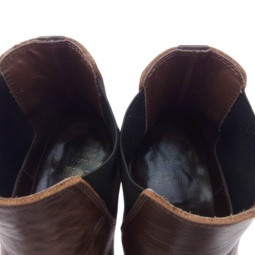 ADDICT CLOTHES アディクトクローズ AB-03H-ST HORSEHIDE CHELSEA BOOTS HORSE BROWN ホースハイド チェルシー ブーツ サイドゴア ブラウン系 10【中古】