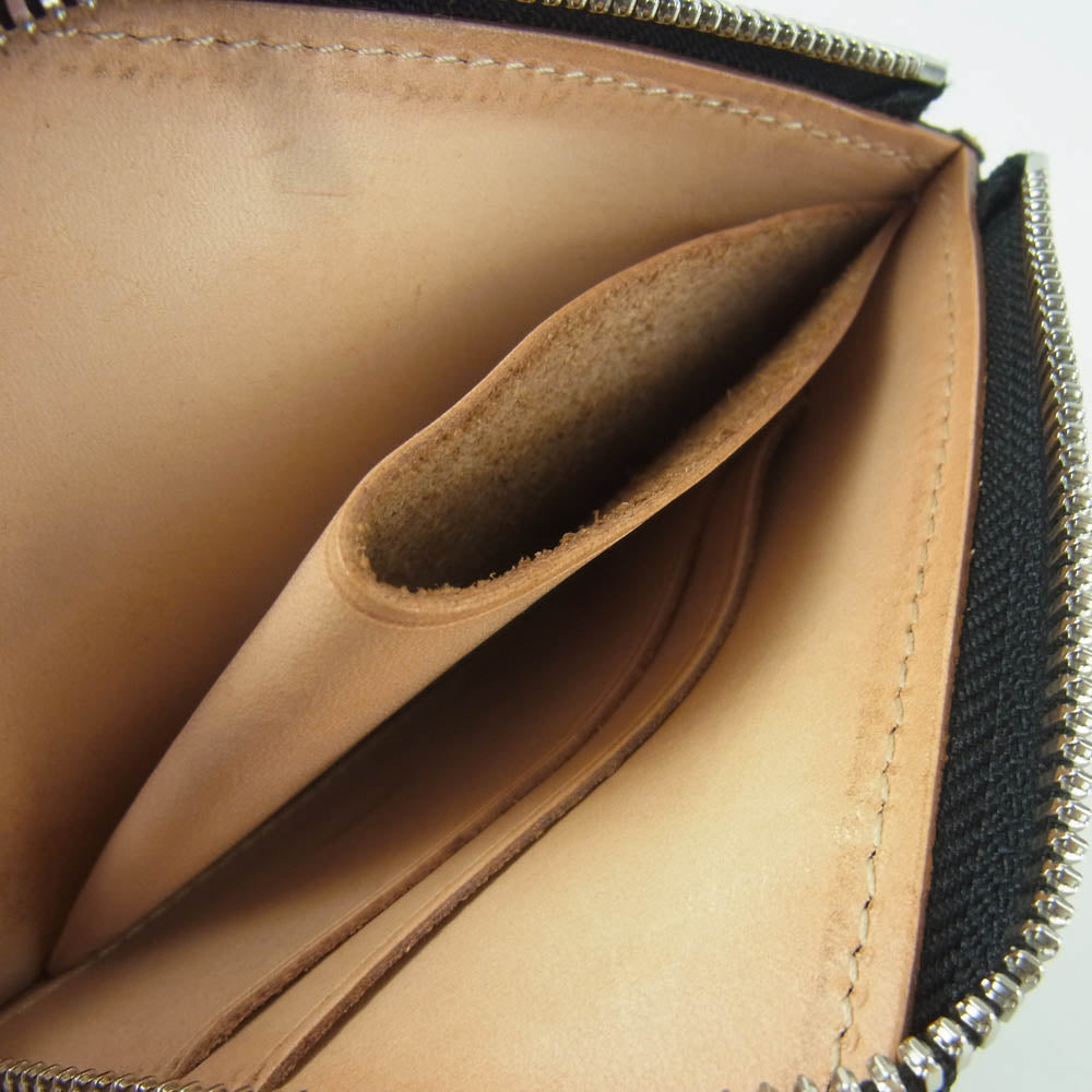 Hender Scheme エンダースキーマ nc-rc-lps Lzip Purse ジップ L字ファスナー パース ウォレット 財布 ブラック系【中古】