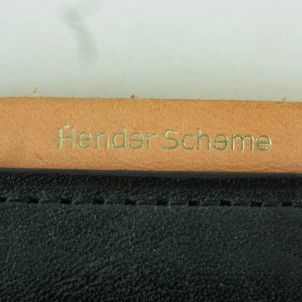 Hender Scheme エンダースキーマ nc-rc-lps Lzip Purse ジップ L字ファスナー パース ウォレット 財布 ブラック系【中古】