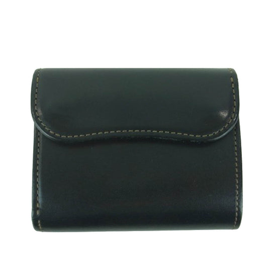 WILDSWANS ワイルドスワンズ ENO イーノ サドルプルアップ ウォレット 財布 日本製 ブラック系【中古】