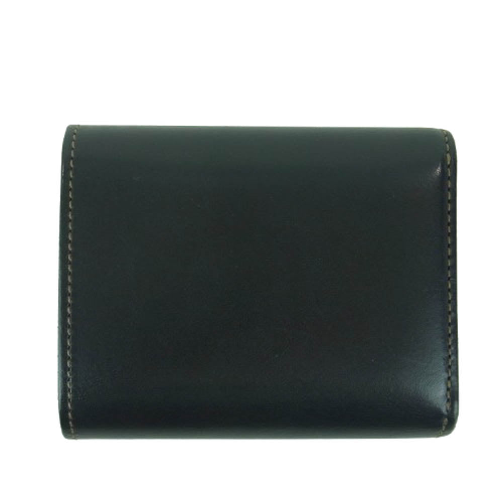 WILDSWANS ワイルドスワンズ ENO イーノ サドルプルアップ ウォレット 財布 日本製 ブラック系【中古】
