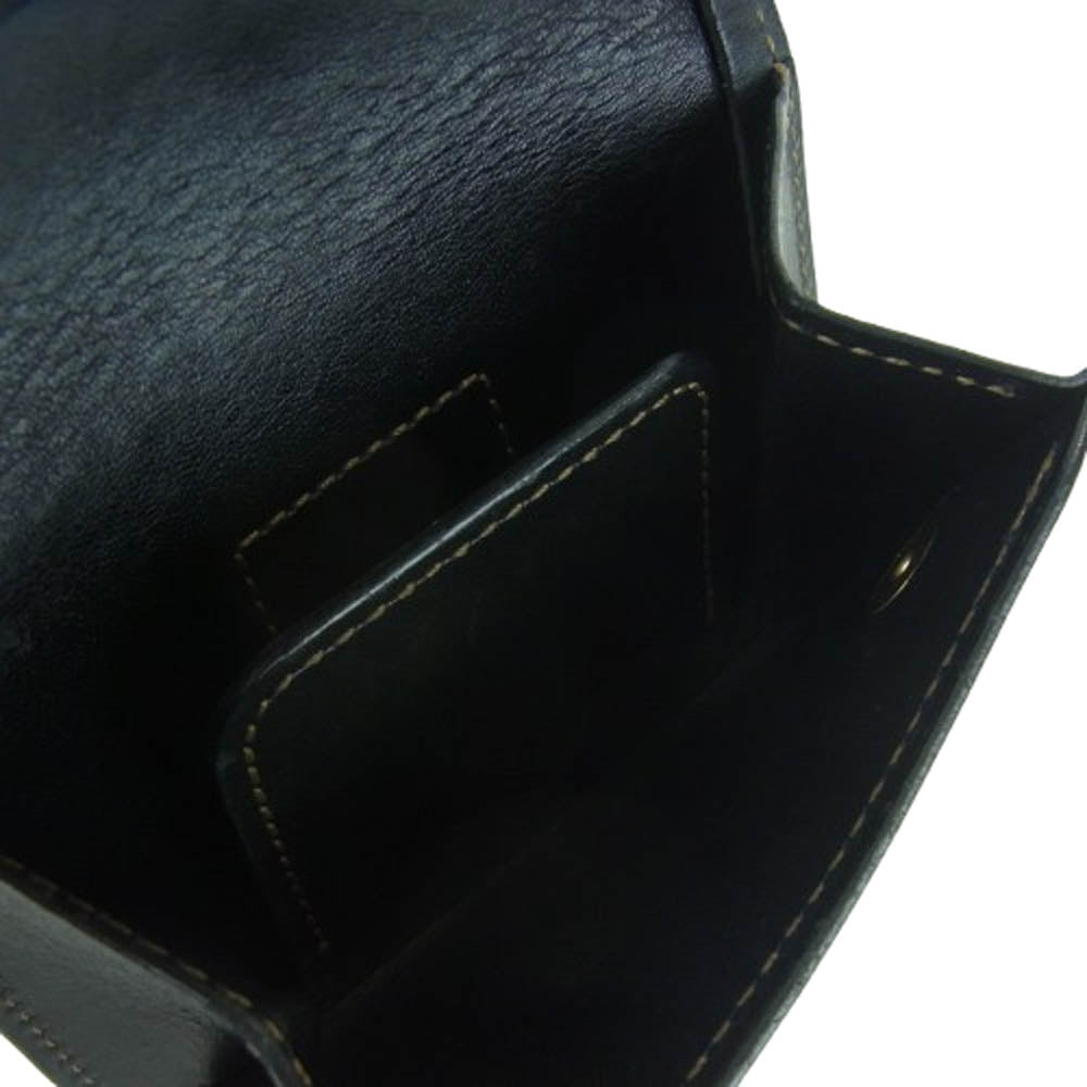 WILDSWANS ワイルドスワンズ ENO イーノ サドルプルアップ ウォレット 財布 日本製 ブラック系【中古】