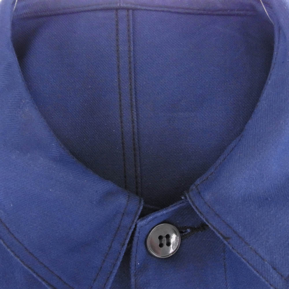 ヴィンテージ 50s French Work Jacket フレンチ ワーク ジャケット ネイビー系 46【中古】